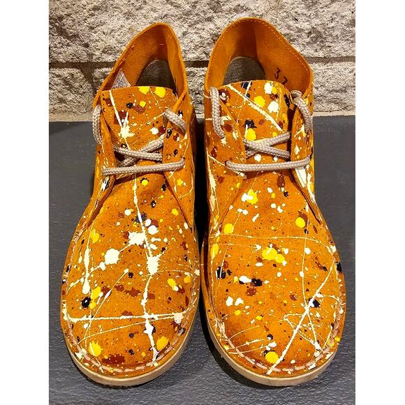 Mogambo Handmade (Spain) Leather Desert Safari Chukka Boots Sz 37EU Sz 6.5 US - Picture 2 of 7